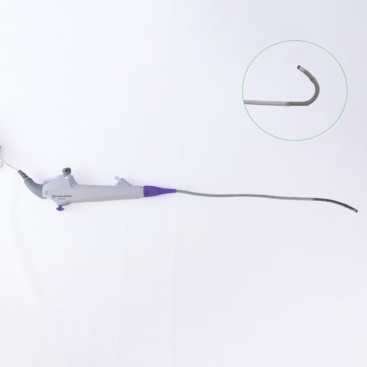Cistoscopio flexible digital desechable Scivita detalle