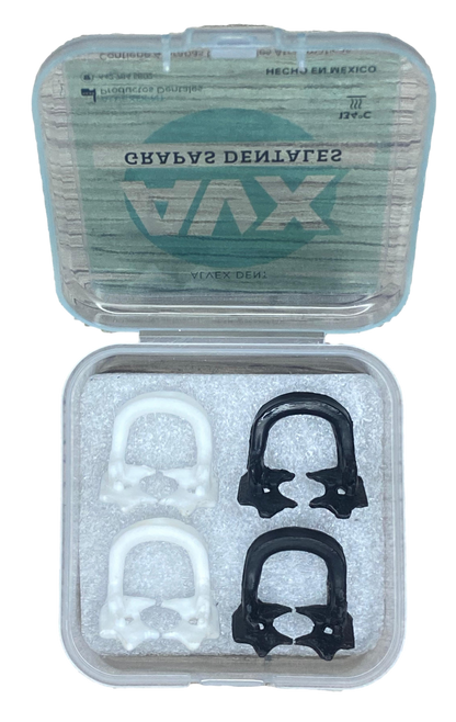 Grapa Dental AVX – Pack de 4 Unidades | Aislamiento Absoluto | Hecho en México - Viztrol