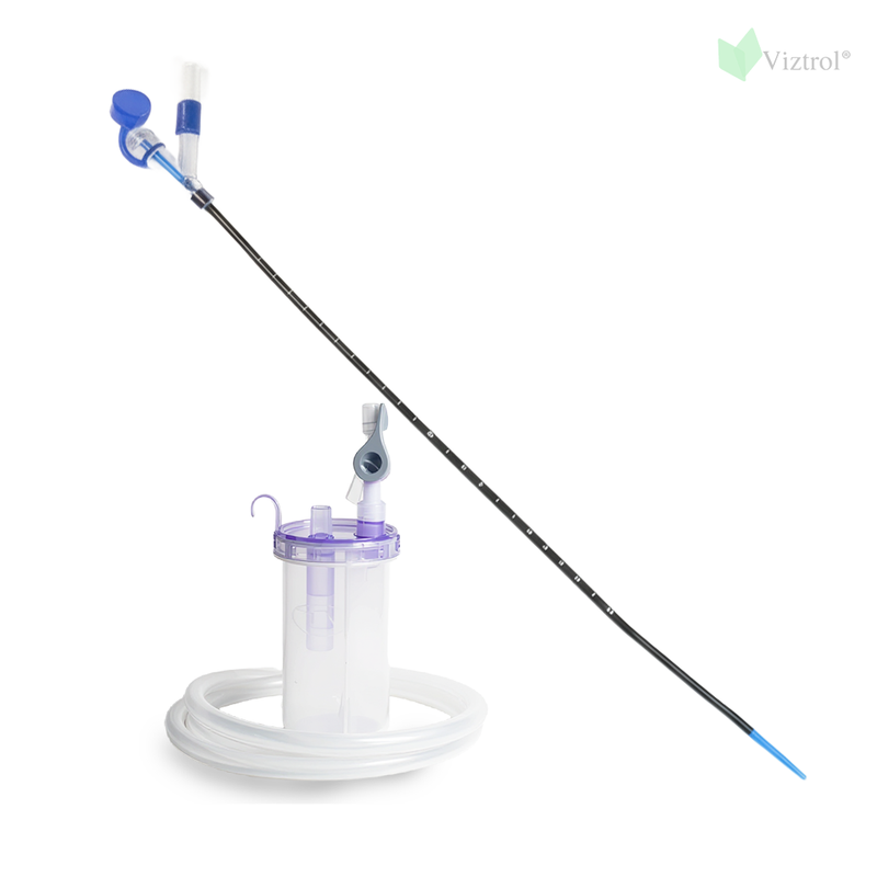 Camisa de acceso ureteral con punta flexible con reservorio 10/12fr 50cm - Viztrol