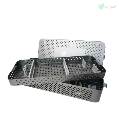 Charola para esterilizacion de Set Histeroscopio - Viztrol