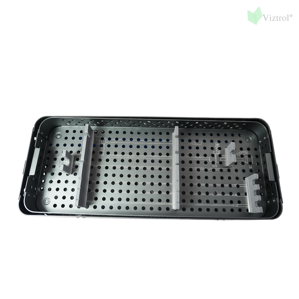 Charola para esterilizacion de Set Histeroscopio - Viztrol